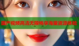 国产视频高清无限畅享海量资源体验