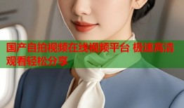 国产自拍视频在线视频平台 极速高清观看轻松分享