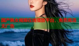 国产熟女视频在线播放平台，免费高清无广告