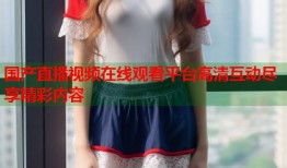 国产直播视频在线观看平台高清互动尽享精彩内容