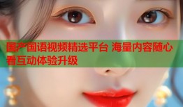 国产国语视频精选平台 海量内容随心看互动体验升级