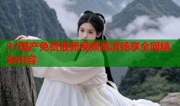 97国产免费最新视频高清畅享全网精彩内容