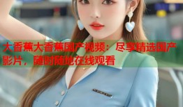 大香蕉大香蕉国产视频：尽享精选国产影片，随时随地在线观看