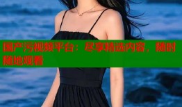国产污视频平台：尽享精选内容，随时随地观看
