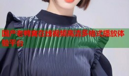 国产老鸭窝在线视频高清多格式播放体验平台