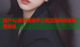 国产4p露脸视频平台高清流畅极速观看体验