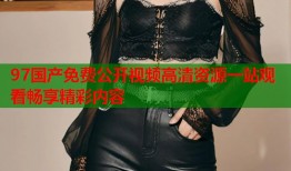 97国产免费公开视频高清资源一站观看畅享精彩内容