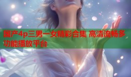 国产4p三男一女精彩合集 高清流畅多功能播放平台