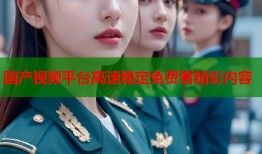 国产视频平台高速稳定免费看精彩内容