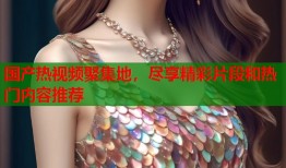 国产热视频聚集地，尽享精彩片段和热门内容推荐