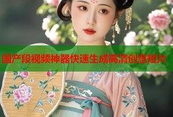 国产段视频神器快速生成高清创意短片