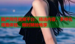国产同性视频平台：精选内容，多样化观看体验，随时随地畅享