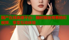 国产在线直播平台：随时随地观看精彩视频，享受互动体验