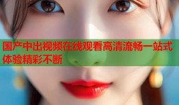 国产中出视频在线观看高清流畅一站式体验精彩不断