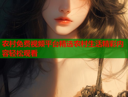 农村免费视频平台精选农村生活精彩内容轻松观看